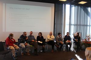 Referat der Forschungsgruppe Kreativwerkstatt an der IFO in Berlin