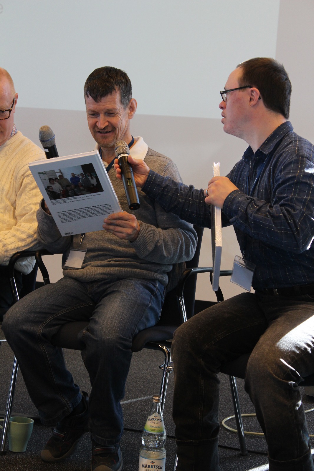 Referat der Forschungsgruppe Kreativwerkstatt an der IFO in Berlin - Ronald Saladin und Pascal Pach